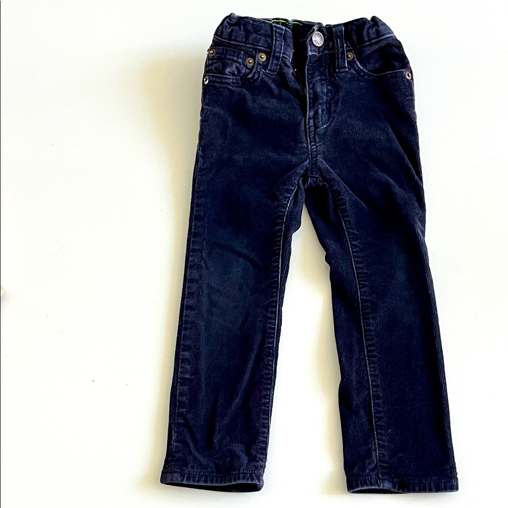 Crew cut j crew Kids Navy Blue corduroy pants size 3